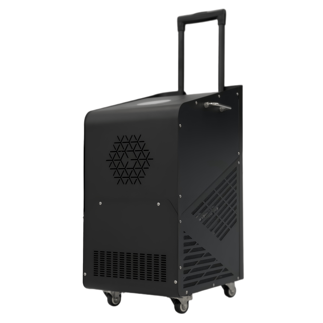 SVD Portable Ice Bath Chiller with Luggage-Style Trolley Handle