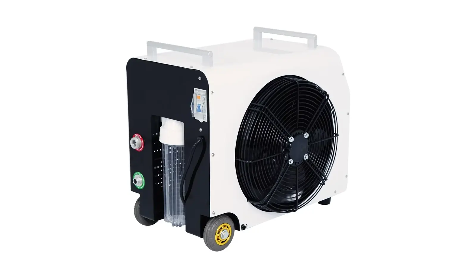 Ice bath chiller: noise-free operation